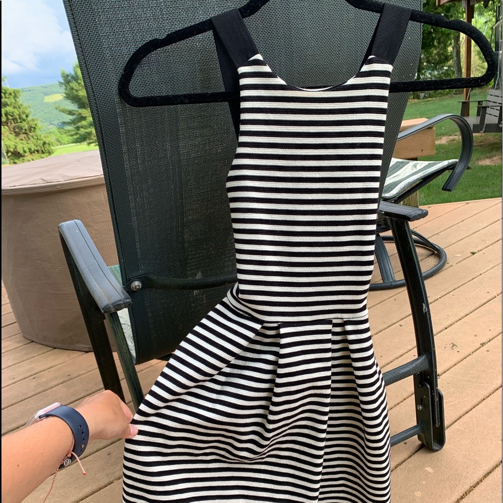 Stretchy striped dress